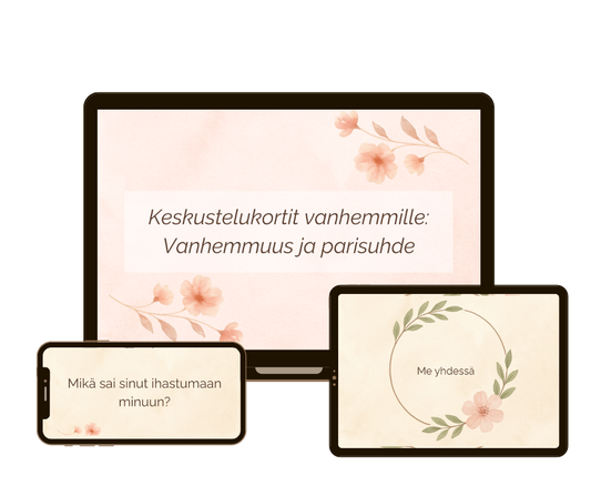 Keskustelukortit vanhemmille – Vanhemmuus ja parisuhde