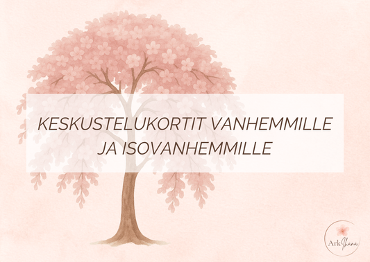 Isovanhemman ja vanhemman keskustelukortit