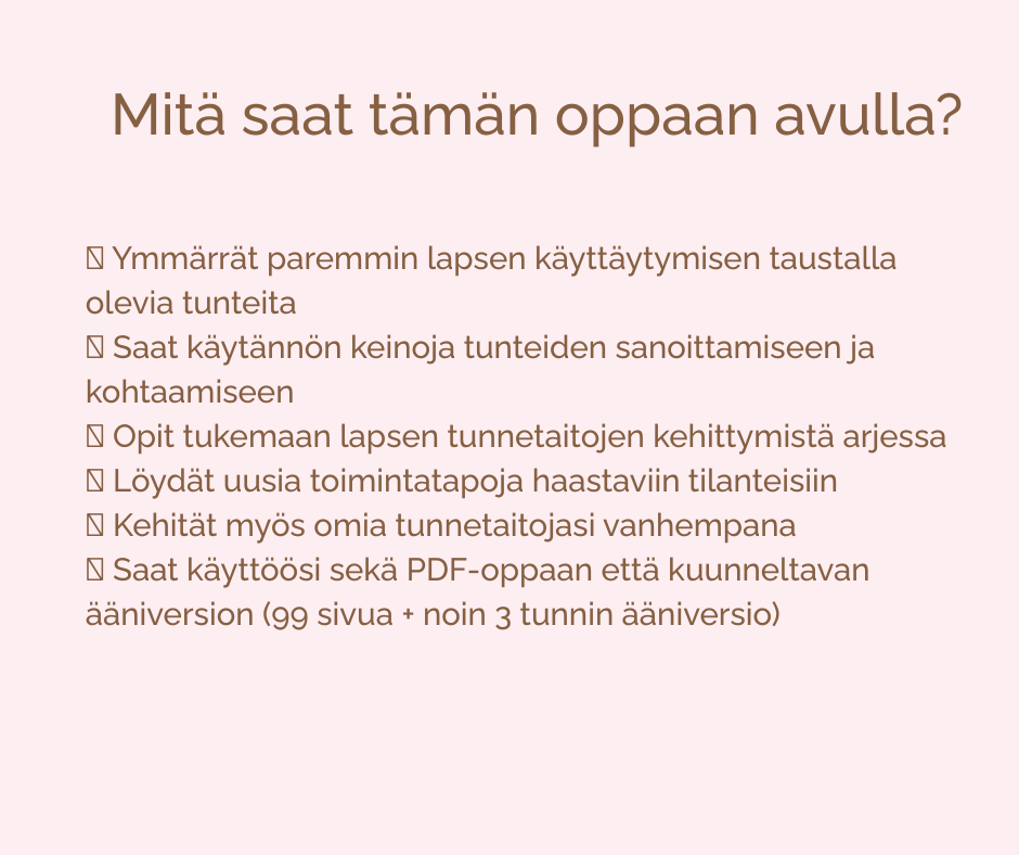 Tunnetaito-opas vanhemmille
