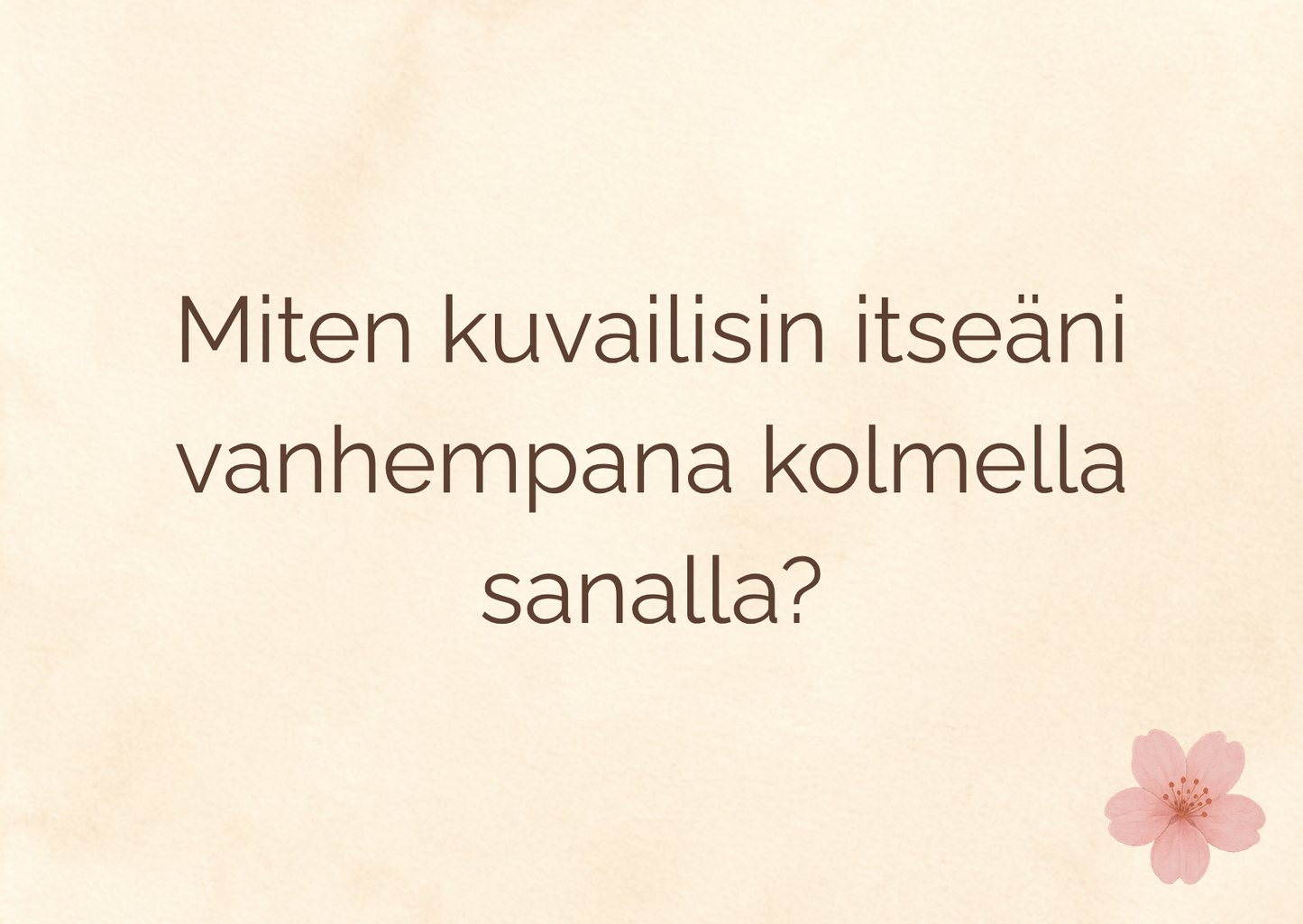 Yksinhuoltajan voimakortit