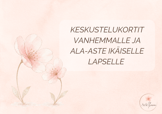 Keskustelukortit vanhemmalle ja ala-asteikäiselle lapselle