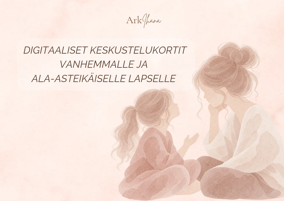 Digitaaliset keskustelukortit vanhemmalle ja ala-asteikäiselle lapselle